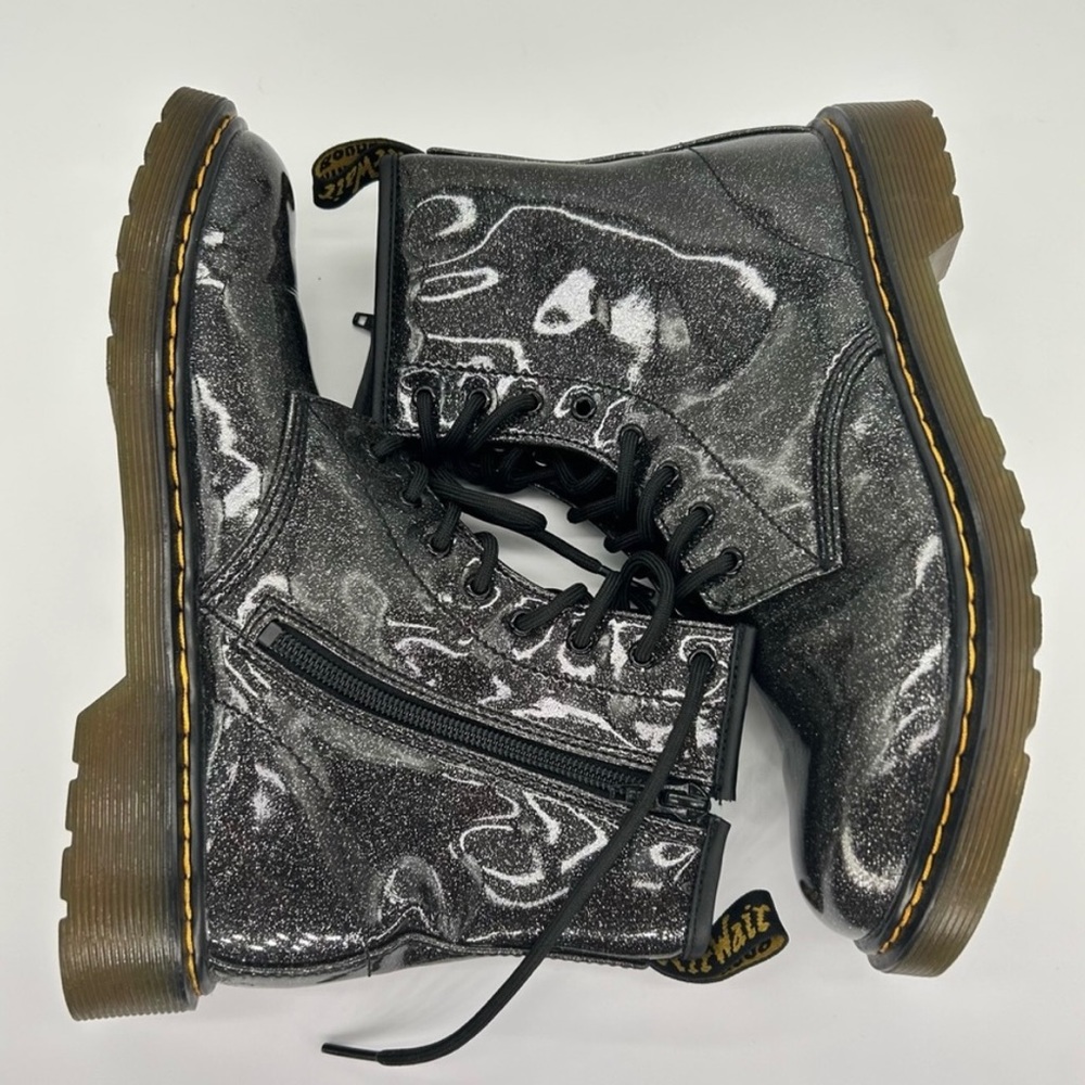 Black glitter dr martens